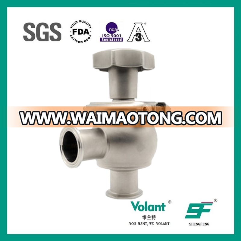 Stainless Steel Sanitary Manual Ball Type Flow Control Valve